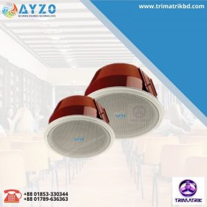 Ayzo CS-5-6W-FC 5 Inch with Fire Cover 6W Ceiling Speaker; Special Metal Body