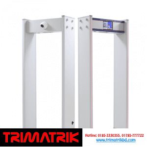 Thermal imaging temperature measuring door