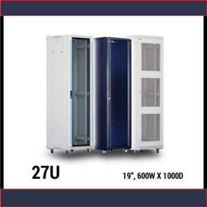Toten 27U Server Rack / Cabinet – 27U, 19″ (W600 x D1000mm)